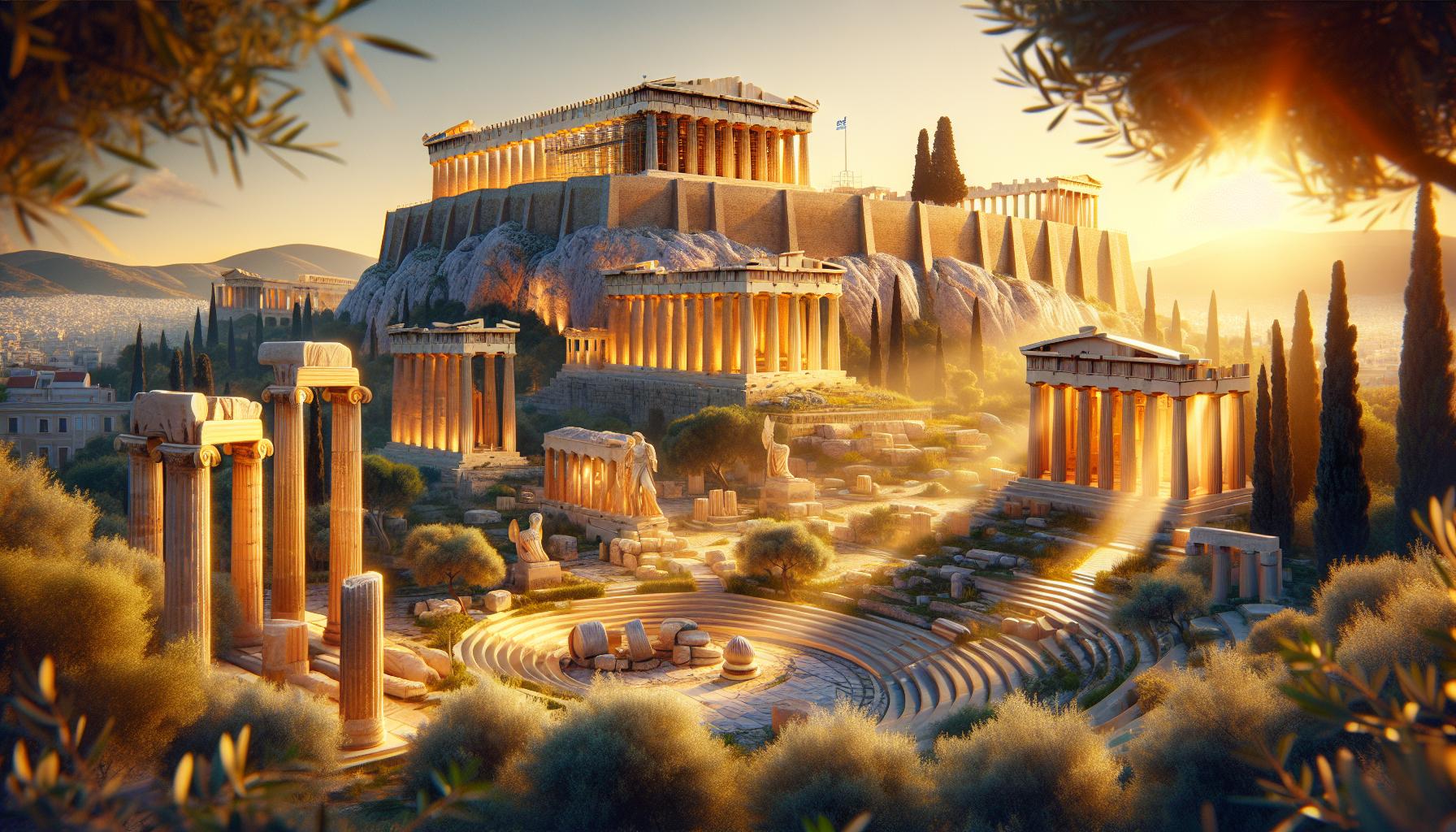 Historia fascinante de los monumentos griegos